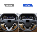 Carbon Fiber Car Steering Wheel Decorative Sticker for Honda CRV 2007-2011,Left and Right Drive Universal, Steering Wheel