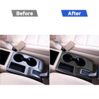 Carbon Fiber Car Cup Holder Panel Decorative Sticker for Honda CRV 2007-2011,Right Drive, Cup Holder Panel,Right Drive