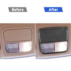 2 PCS / Set Carbon Fiber Car Front Reading Light Panel Decorative Sticker for Honda CRV 2007-2011,Left and Right Drive Universal, Front Reading Light Panel