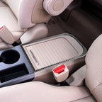 Carbon Fiber Car Handheld Box Panel Frame Decorative Sticker for Honda CRV 2007-2011,Left and Right Drive Universal, Handheld Box Panel Frame