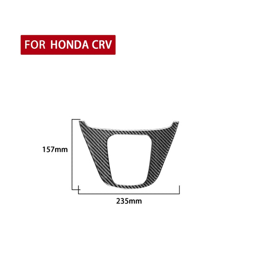 Carbon Fiber Car Gear Panel Frame Decorative Sticker for Honda CRV 2007-2011,Left and Right Drive Universal, Gear Panel Frame