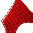 3 PCS / Set Carbon Fiber Car Gear Box Panel Decorative Sticker for Alfa Romeo Giulia 2017-2019,Left Drive, Gear Box Panel,Left Drive