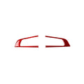 2 PCS / Set Carbon Fiber Car Steering Wheel Button Panel Decorative Sticker for Alfa Romeo Giulia 2017-2019,Left and Right Drive Universal, Steering Wheel Button Panel