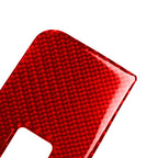 4 PCS / Set Carbon Fiber Car Window Button Panel Decorative Sticker for Alfa Romeo Giulia 2017-2019, Right Drive, Window Button Panel,Right Drive