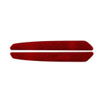 2 PCS / Set Carbon Fiber Car Welcome Pedal Decorative Sticker for Alfa Romeo Giulia 2017-2019,Left and Right Drive Universal, Welcome Pedal