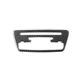 Carbon Fiber Car Central Control CD Panel Decorative Sticker for Audi Q3 2013-2018,Left and Right Drive Universal, Central Control CD Panel