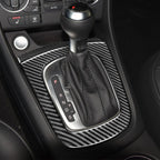 2 PCS / SetCarbon Fiber Car Gear Panel Decorative Sticker for Audi Q3 2013-2018,Left and Right Drive Universal, Gear Panel