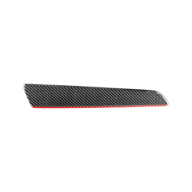 Carbon Fiber Car Co-pilot Trim Red Edge Decorative Sticker for Audi Q3 2013-2018,Left Drive, Co-pilot Trim Red Edge,Left Drive