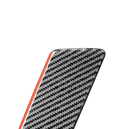 Carbon Fiber Car Co-pilot Trim Red Edge Decorative Sticker for Audi Q3 2013-2018,Left Drive, Co-pilot Trim Red Edge,Left Drive