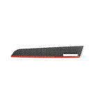 Carbon Fiber Car Co-pilot Trim Red Edge with Hole Decorative Sticker for Audi Q3 2013-2018,Right Drive, Co-pilot Trim Red Edge with Hole,Right Drive
