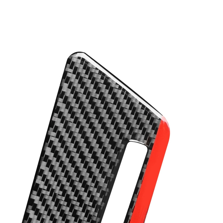 Carbon Fiber Car Co-pilot Trim Red Edge with Hole Decorative Sticker for Audi Q3 2013-2018,Right Drive, Co-pilot Trim Red Edge with Hole,Right Drive