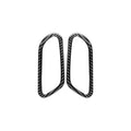 2 PCS / Set Carbon Fiber Car Inner Door Handle Decorative Sticker for Volkswagen Scirocco 2009-2016,Left and Right Drive Universal, Inner Door Handle