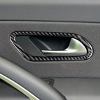 2 PCS / Set Carbon Fiber Car Inner Door Handle Decorative Sticker for Volkswagen Scirocco 2009-2016,Left and Right Drive Universal, Inner Door Handle