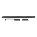 3 PCS / Set Carbon Fiber Car Dashboard Strip Decorative Sticker for Volkswagen Scirocco 2009-2016,Left Drive, Dashboard Strip,Left Drive