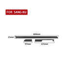 3 PCS / Set Carbon Fiber Car Dashboard Strip Decorative Sticker for Volkswagen Scirocco 2009-2016,Right Drive, Dashboard Strip,Right Drive