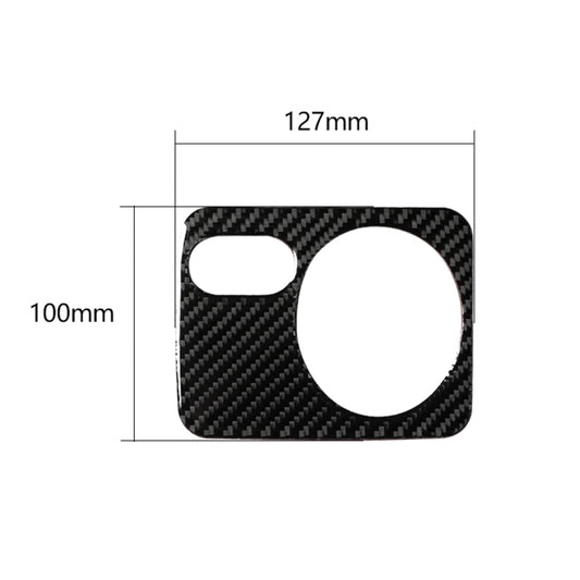 Carbon Fiber Car Headlight Switch Panel Decorative Sticker for Volkswagen Golf 6 2008-2012, Right Driving, Headlight Switch Panel, Right Driving