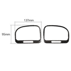 Carbon Fiber Car Left Right Air Outlet Decorative Sticker for Volkswagen Golf 6 2008-2012, Left Right Air Outlet
