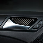 Carbon Fiber Car Inner Door Bowl Panel Decorative Sticker for Volkswagen Golf 6 2008-2012, Inner Door Bowl Panel