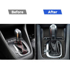 Carbon Fiber Car Ashtray Panel Decorative Sticker for Volkswagen Golf 6 2008-2012, Ashtray Panel