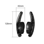 Carbon Fiber Car Central Steering Wheel Paddles Decorative Sticker for Volkswagen Golf 6 2008-2012, Central Steering Wheel Paddles