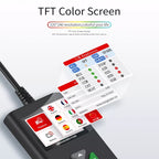 YA206 Car Code Reader OBD2 Fault Detector Diagnostic Tool, YA206