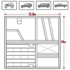 Car Sun Visor Storage Bag Glasses Frame Bill Clip