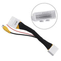 For Renault Car 24Pin Video Input Switch Reverse Parking Camera RCA Adapter Cable, For Renault