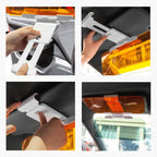 Car Buttons Day Night 2 in 1 Dazzling Goggle Sunshade, Buttons