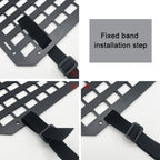 Car Rigid Seat Back Organizer Molle Panel Storage Rack, Storage Rack