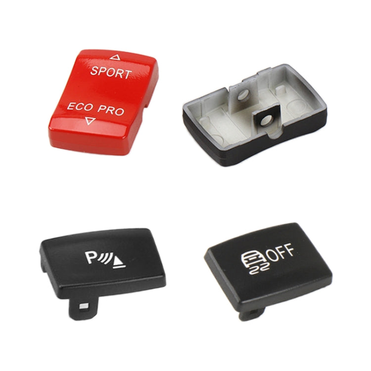 For BMW 3 Series Left Driving Car Central Control Multi-function ESP Button 6131 9252 912, ESP Button (Black), ESP Button (Red)