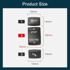 For BMW 3 Series Left Driving Car Central Control Multi-function Sport Button 6131 9252 912, Sport Button (Black), Sport Button (Red)