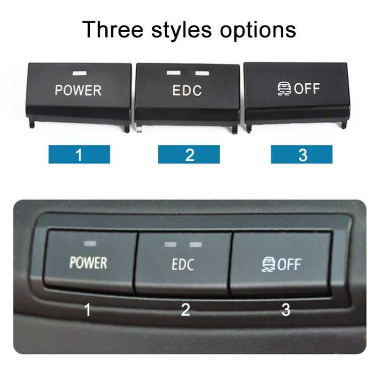 For BMW 3 Series E93 2005-2012 Car Central Control Multi-function Button No.3 6131 7841 136, No.3