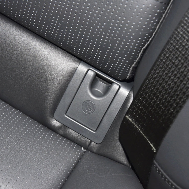 For Toyota Camry 2017- Car Rear Child ISOFIX Switch Seat Safety Cover 2059200513, ISOFIX Cover (Black), ISOFIX Cover (Beige)