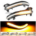 1 Pair For BMW 3 Series F20 Car Dynamic LED Turn Signal Light Rearview Mirror Flasher Water Blinker, For BMW 3 Series F20 (Transparent), For BMW 3 Series F20 (Transparent Black)