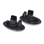 2pcs For Peugeot 1007 Car Dynamic LED Fender Side Light 817300H010, For Peugeot 1007 (Transparent), For Peugeot 1007 (Transparent Black)