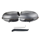 1 Pair For Volkswagen Golf 6 MK6 Car Dynamic LED Turn Signal Light Rearview Mirror Flasher Water Blinker, without Hole, For Volkswagen Golf 6 MK6, without Hole