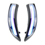 1 Pair For Ford Fiesta 2008-2017 Car Dynamic LED Turn Signal Light Rearview Mirror Flasher Water Blinker, For Ford Fiesta 2008-2017  (Blue)