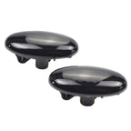 2pcs For Mazda 2 DY 2003-2007 Car Dynamic LED Fender Side Light, For Mazda 2 DY 2003-2007 (Transparent Black)
