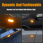 2pcs For Chevrolet Cruze 2009-2014 Car Dynamic LED Fender Side Light 1713423, For Chevrolet Cruze 2009-2014 (Transparent), For Chevrolet Cruze 2009-2014 (Transparent Black)