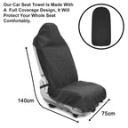 Car Universal Waterproof Anti-skid Seat Cover, Black, Pink, Grey, Blue, Beige, White
