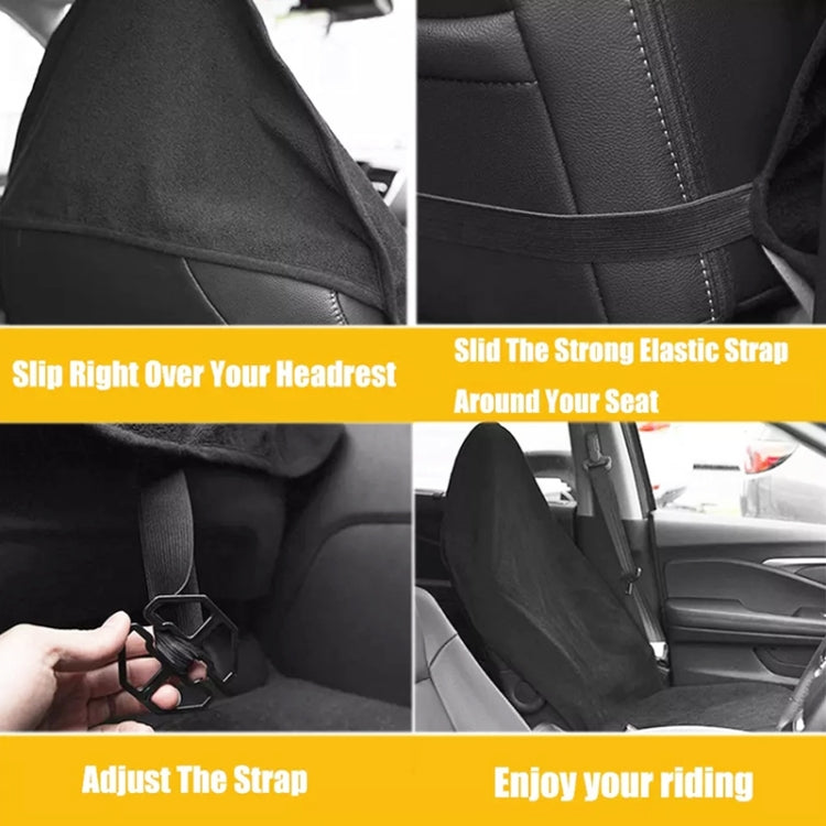 Car Universal Waterproof Anti-skid Seat Cover, Black, Pink, Grey, Blue, Beige, White