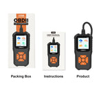 V318 Car OBD2 Color Screen Diagnostic Tool Code Reader, V318
