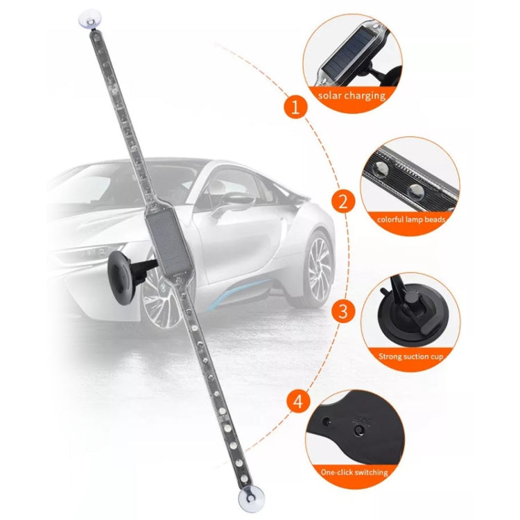 Car Warning Anti-collision Rear-end Flashing Lights Solar LED Decorative Lights, Solar LED Lights