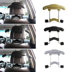 Car Faux Leather Retractable Coat Hanger