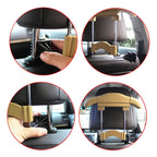 Car Faux Leather Retractable Coat Hanger