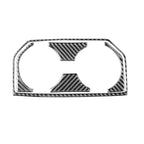 Car Carbon Fiber Rear Water Cup Holder Frame Decorative Sticker for Ford F150 2017-2020, Left and Right Drive Universal, Rear Water Cup Holder Frame