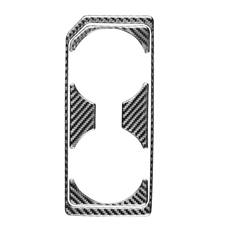 Car Carbon Fiber Front Water Cup Holder Frame Decorative Sticker for Ford F150 2017-2020, Right Drive, Front Water Cup Holder Frame , Right Drive