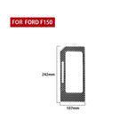 Car Carbon Fiber Gear Panel B Decorative Sticker for Ford F150 2017-2020, Left Drive, Gear Panel B, Left Drive