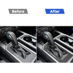 Car Carbon Fiber Gear Panel B Decorative Sticker for Ford F150 2017-2020, Left Drive, Gear Panel B, Left Drive