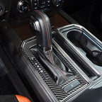 Car Carbon Fiber Gear Panel A Decorative Sticker for Ford F150 2017-2020, Left Drive, Gear Panel A, Left Drive